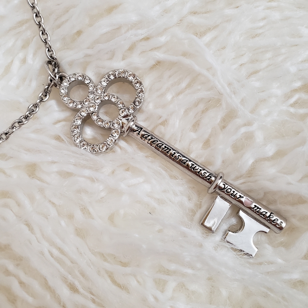 Disney Couture Cinderella Key Pendant Necklace